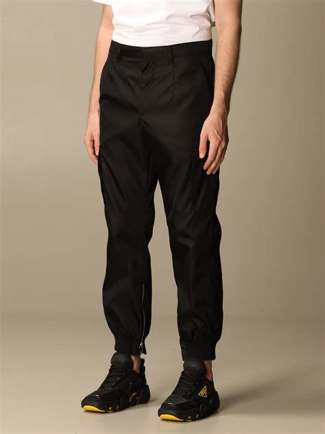 prada track pants men's|Prada cargo pants men.